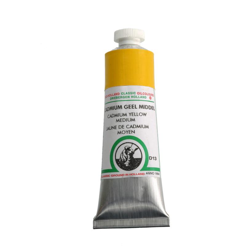 OH09.013 Cadmium Yellow Medium Oil Colour 40ml Old Holland - Image 2