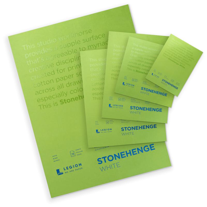Stonehenge Pads 250gsm White (15 Sheets)